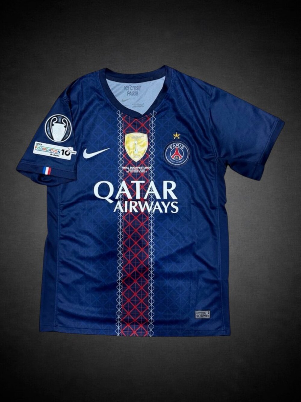 25/26 Psg UCL final kit. Ousmanne Dembele soccer football jersey. New with tags